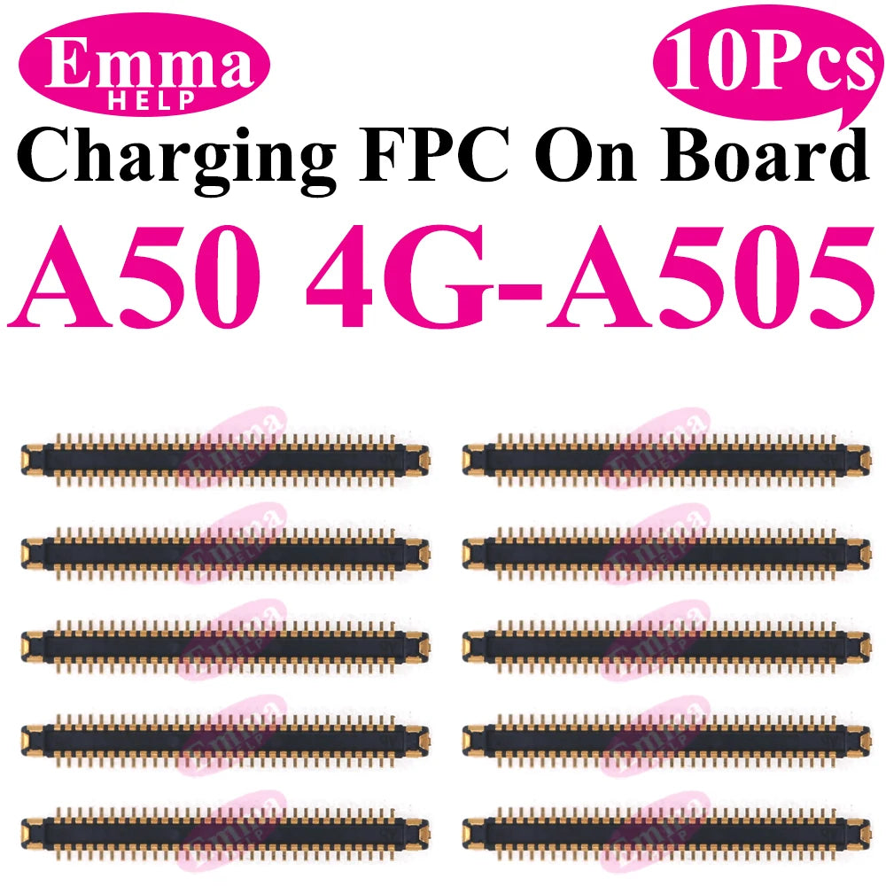 10pcs USB Charger Charging Port On Board FPC Connector For Samsung A10 A20s A50s A30s 40 A70 A10s M12 M14 M15 M16 Plug 78 Pin