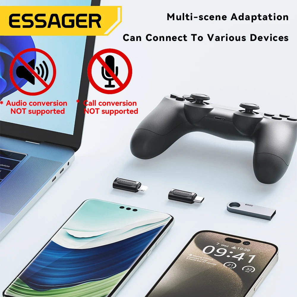 Essager USB C To Lightning Adapter PD 20W Fast Charging OTG USB Type C To Lighting For iPhone 15 14 11 XR Pro Max IOS Converter