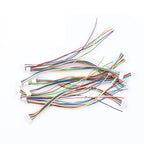 10pcs GH1.25 15/30/50/100cm Single/Double Side Terminal Crimped with Lock JSTA1257 2P-12P 1571# 28AWG Electronic Wire Cable