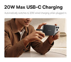 Baseus 5000mAh Magnetic Power Bank 22.5W USB-C & 7.5W/15W Wireless Charging 6.9mm Card-Slim NFC Battery Monitoring for iPhone 17