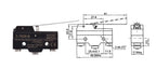 LXW5-11N1 LXW5-11G2 Z-15G LXW5 Micro Limit Travel Switch Horizontal Rotary Roller Lever Arm Hinge 3 Screw Terminal Microswitch