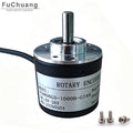 E38 Incremental Optical Rotary Encoder 5-24VDC 50/100/200/360/400/600/800/1000PR AB Two Phase 6mm Shaft Outputing NPN or Voltage