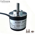 E38 Incremental Optical Rotary Encoder 5-24VDC 50/100/200/360/400/600/800/1000PR AB Two Phase 6mm Shaft Outputing NPN or Voltage