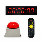 Gym Timer Clock for Home Fitness with Timer Button Large Digital Stopwatch Countdown Clock 12/24H Digital Wall Clock