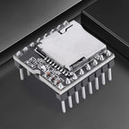 DFPlayer Mini MP3 Player Module TF Card U Disk Mini MP3 DF Player Audio Voice Module IO/Serial Port/AD MP3-TF-16P for Arduino