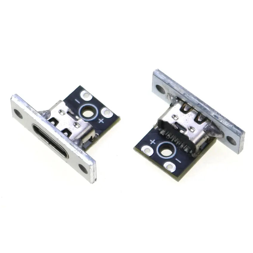 1pcs USB 3.1 Type C Female Double-sided Positive Negative Plug-in Test Board With PCB Board Type-c Connector Data Charging Port