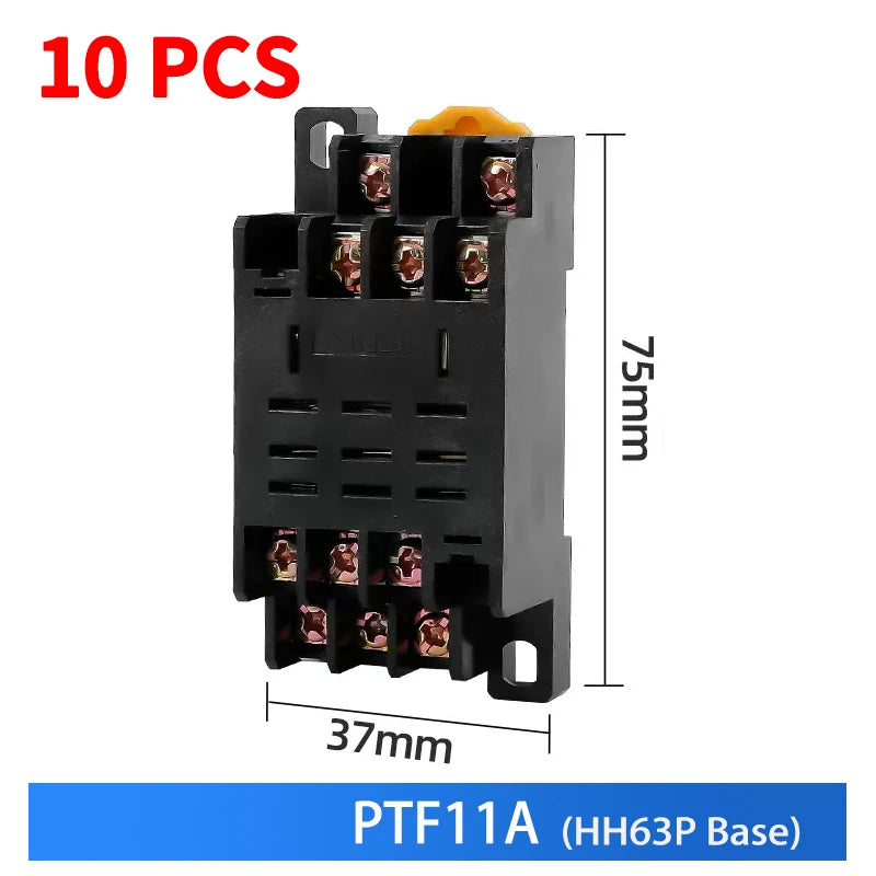 10pcs Small Intermediate Relay AC 220V DC C24 HH52P HH53P HH62P HH63P LED  General Mini Electromagnetic Relay Wholesale