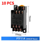 10pcs Small Intermediate Relay AC 220V DC C24 HH52P HH53P HH62P HH63P LED  General Mini Electromagnetic Relay Wholesale
