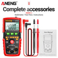 ANENG M109 Smart Multimeter Tester AC/DC Voltage Voice Broadcast Meter NCV Capacitance Continuity Professional Electrical Tools