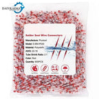 Blue Heat Shrink Solder Seal Wire Connectors Kit Waterproof Butt Connector Heat Shrink Electrical Terminals or Marine Automotive