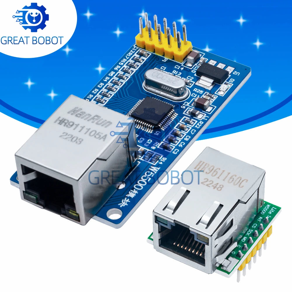 BS 1PCS  W5500 Ethernet network module hardware TCP / IP 51 / STM32 microcontroller program over W5100