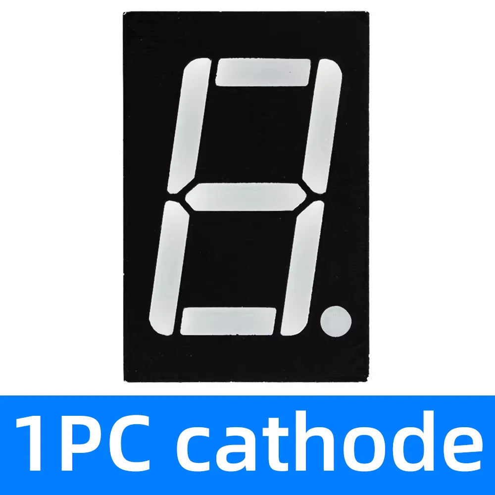 1~20PCS EGBO 0.56 inch 1bit Common Cathode Digital Tube Red LED Digit Display 7 Segment 0.5inch 0.5 0.56 inch 0.56'' 0.56in