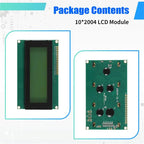 LCD2004 2004 LCD Module 2004 20X4 Character Display 10PCS IIC I2C Interface For Arduino Raspberry Pi Green Screen