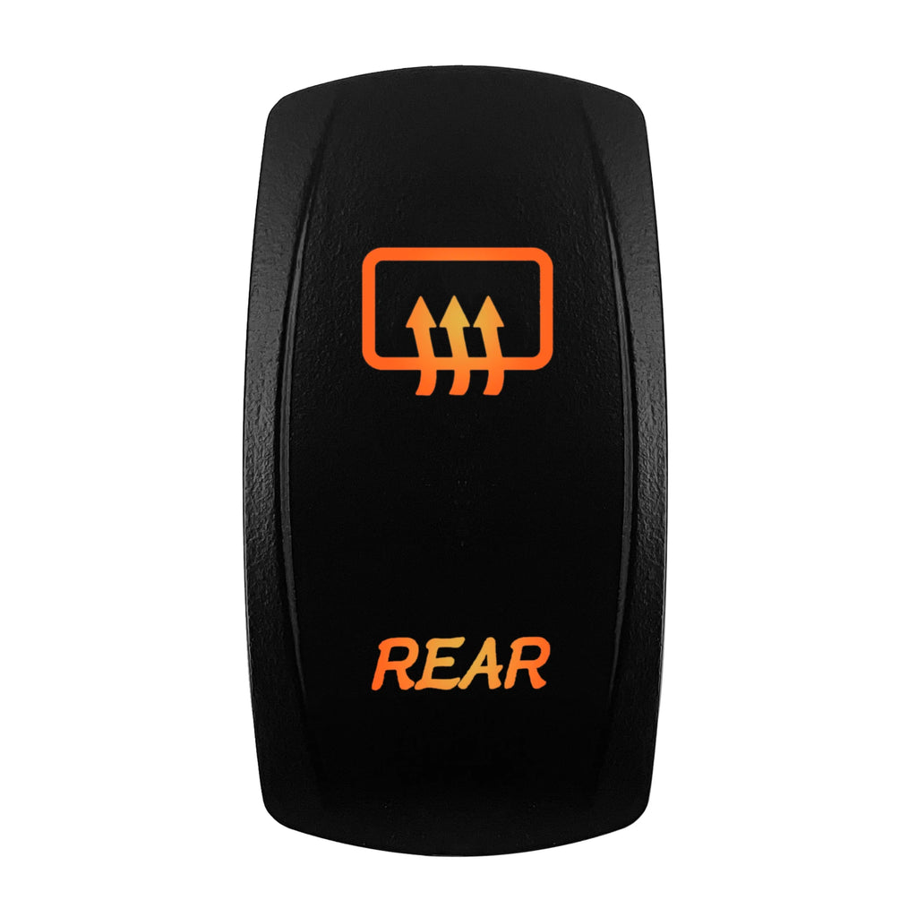 12V-24V Orange Led Rocker Switch Waterproof 20A Amber Light SPST DPDT Toggle Key for Car Boat ATV Camper Motorhome Auto Machine