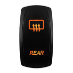12V-24V Orange Led Rocker Switch Waterproof 20A Amber Light SPST DPDT Toggle Key for Car Boat ATV Camper Motorhome Auto Machine