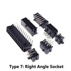 10Sets MX3.0mm Micro-Fit 3.0mm Double Row 2*1P- 2*12Pin Mini 5559/43020 Housing Receptacle Terminal Straight RA Wafer Connector