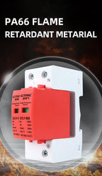 GTRIC House Lightning Surge Protector AC SPD 1P 2P 3P 4P 40KA 60KA 220V 385V AC Protective Low-voltage Arrester Device