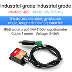 WitMotion HWT9053(X/Y±0.001°)3-Axis Acceleration+Gyro+Euler Sensor IP68 AHRS IMU Built in RM3100 Magnetometer Chip for UAV Robot