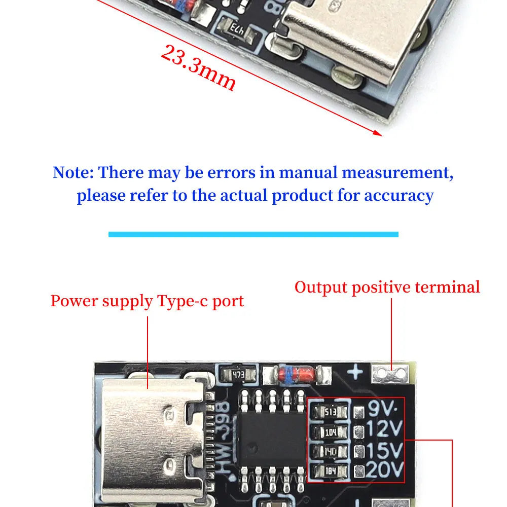 1-10PCS PD/QC/AFC Type-C Decoy Board Fast Charging Module PPS/QC4 FCP AFC Type-C Trigger Polling Detector Power Fast Charging