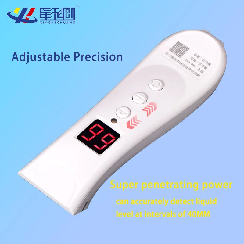 XKC-E700 Handheld Water Liquid Wine Level Detector Portable Tank Monitor Pipe Sensors with Built-in Buzzer