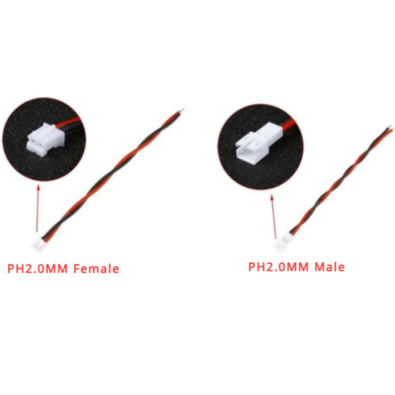 PH2.0 To XT60/XT30 Plug Battery Charging Adapter Cable Cord Female Male Plug To PH2.0-M XT60-F XT30-F High Current Connector