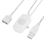 2A DC 5‑24V PIR Infrared Motion Sensor Detector Automatic Switch LED Strip USB Interface