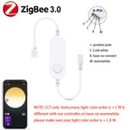 Zigbee 3.0 Smart LED Controller DC5V 12V 24V Dimmer Single Color CCT RGB RGBW RGBCCT LED Strip for Tuya Alexa SmartThings 2mqtt