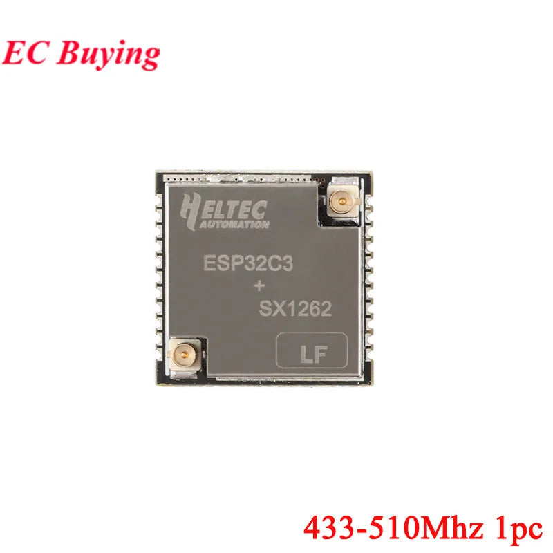5Pcs/1pc HT-CT62 ESP32C3 SX1262 Bluetooth-compatible BLE LoRa LoRaWAN Node WiFi Wireless Module 433-510MHz 863-928MHz Antenna
