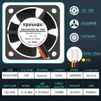 Dual Ball 40mm Cooling Fan 40x40x20mm Cooler 24V 12V 5V 4020 Computer Case Cooling Fan 2PIN 3PIN Heatsink Fan 3D Printer Fan