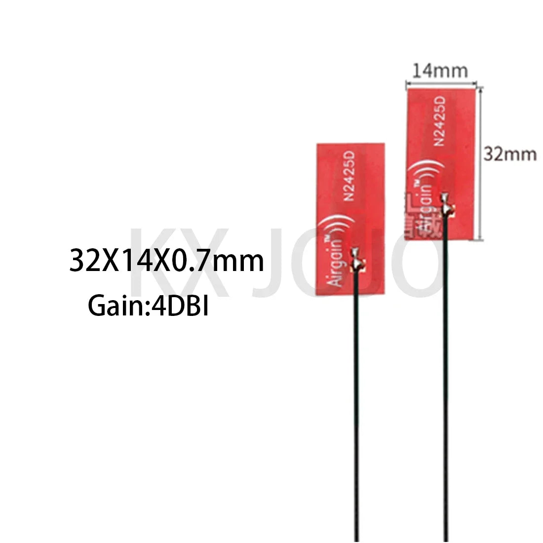Built-in PCB Antenna 1pcs 2.4G 5.8G Dual-frequency WIFI Module Omni Directional High-gain Antenna IPX Ufl 1/Soldering Bluetooth