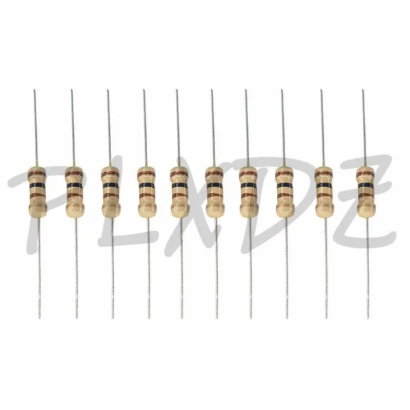 100PCS 1/4W Carbon Film Resistor 5% 0.25W 0R-22M 0 1 10 47 100 120 150 220 270 330 470 1K 3.3K 4.7K 10K 100K 470K 1M 10M 20M ohm