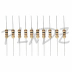 100PCS 1/4W Carbon Film Resistor 5% 0.25W 0R-22M 0 1 10 47 100 120 150 220 270 330 470 1K 3.3K 4.7K 10K 100K 470K 1M 10M 20M ohm