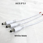 22AWG DC Connector 5.5x2.1mm Male/Female Power Cable Jack 15cm 5-12V Power Adapter Extension Wire For LED Strip Light CCTV