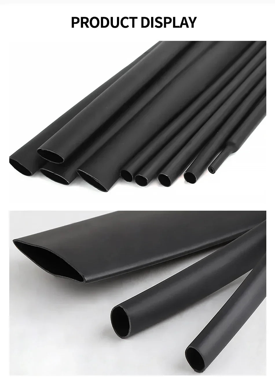 4:1 Heat Shrink Tube With Glue Thermoretractile Heat Shrinkable Tubing Dual Wall Heat Shrink Tubing 4 6 8 12 16 20 24 32mm