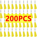 40/200Pcs Stackable Banana Plug 4mm Banana Plug Soldering Electrical Connector DIY Tools Copper Nickel Plated Banana Plugs