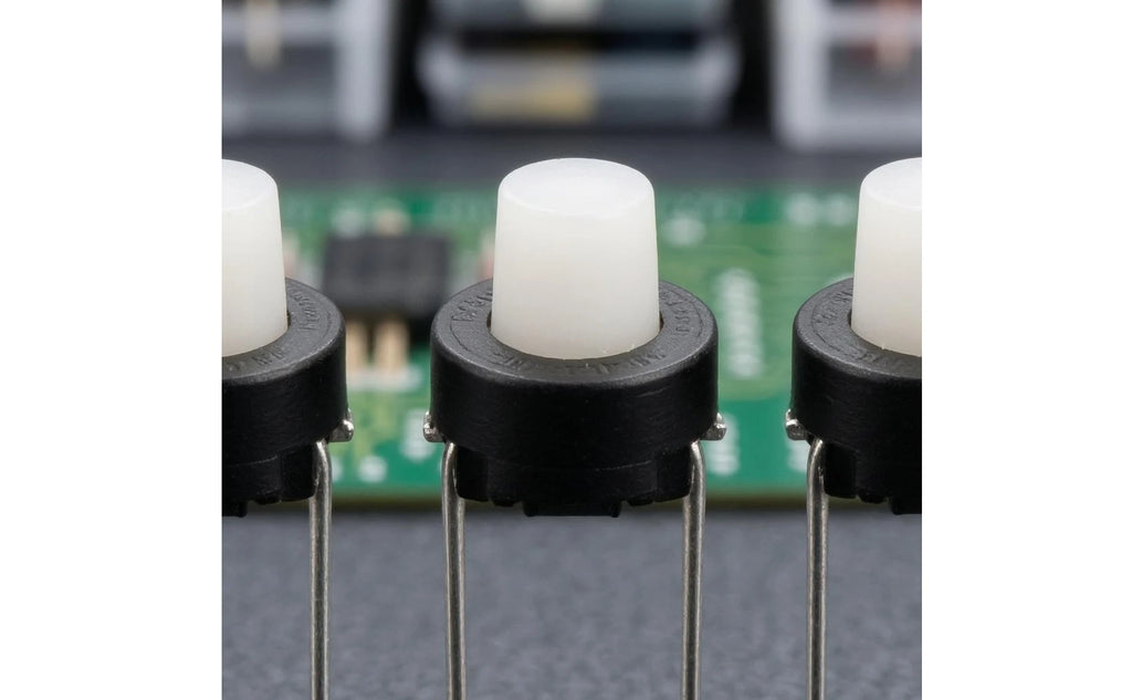 6 X 6 X 5 Mm Switch PCB Mount Through-Hole Tactile Switch Electronic Part Compact Breadboard Use for Musical Instruments