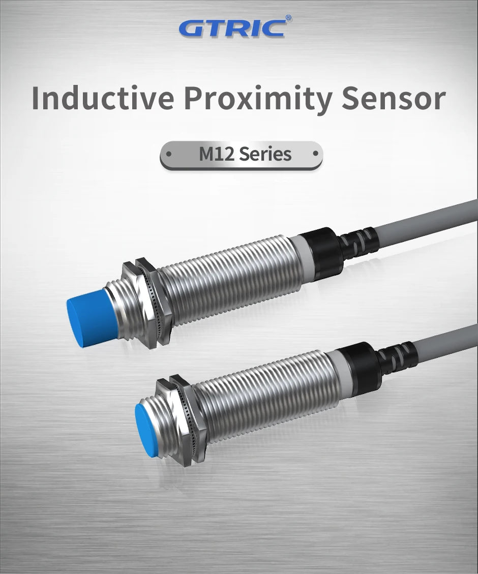 GTRIC LJ12A3 Series Inductive Proximity Switch Sensor NPN PNP High Quality Sensing Distance 2mm 4mm DC 12-24V AC 90-220V