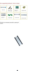 FFC/FPC Extension Board 30/40/50P Cable Extension Connector Simple Extension Seat 0.5mm Pull Type