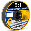 Φ4mm-Φ32mm Heat Shrink Tubing 5:1 Ratio Dual Wall Adhesive Lined Shrinkable Wire Wrap Tube Waterproof Industrial Marine Grade