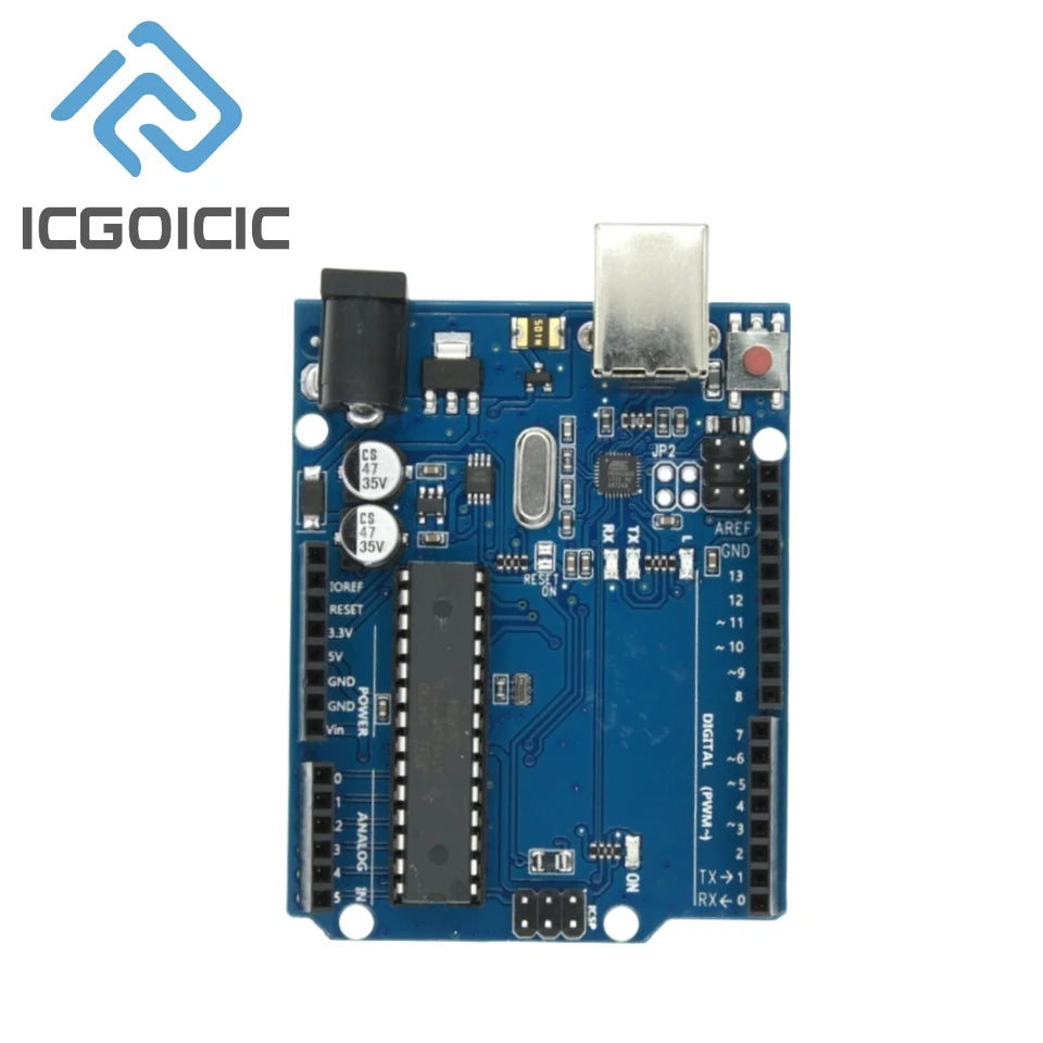 For Arduino UNO R3 Dev Board with USB Cable, ATmega328P ATmega16U2 Microcontroller Module