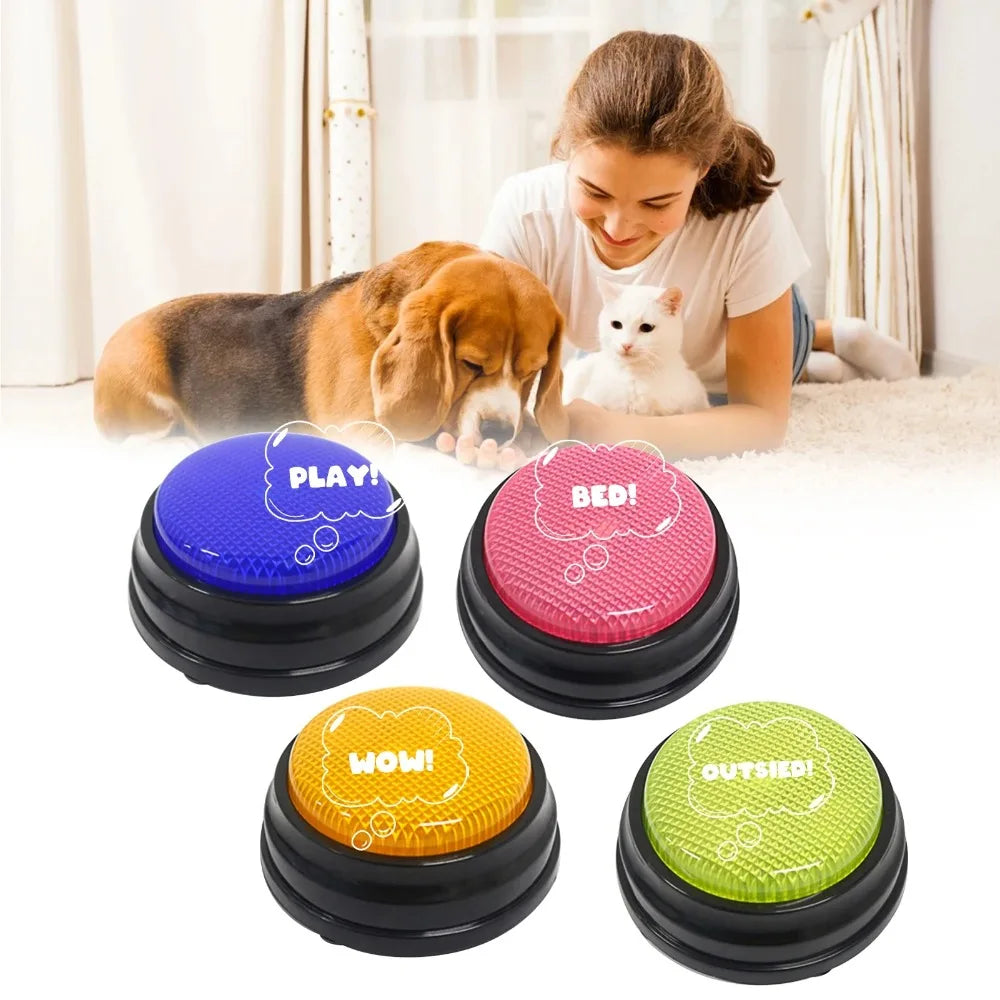 4pcs Fashion 4Colors Answer Buzzers with Lights and Sound Trivia Games Game Buzzers Family Feud Jeopardy Buzzer for Classroom