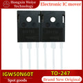 (10/50 Pieces) IGW50N60T with Silkscreen Mark G50T60 IGW50N60 TO-247 600V 90A IGBT Transistor/Module IC 100% Original In Stock F