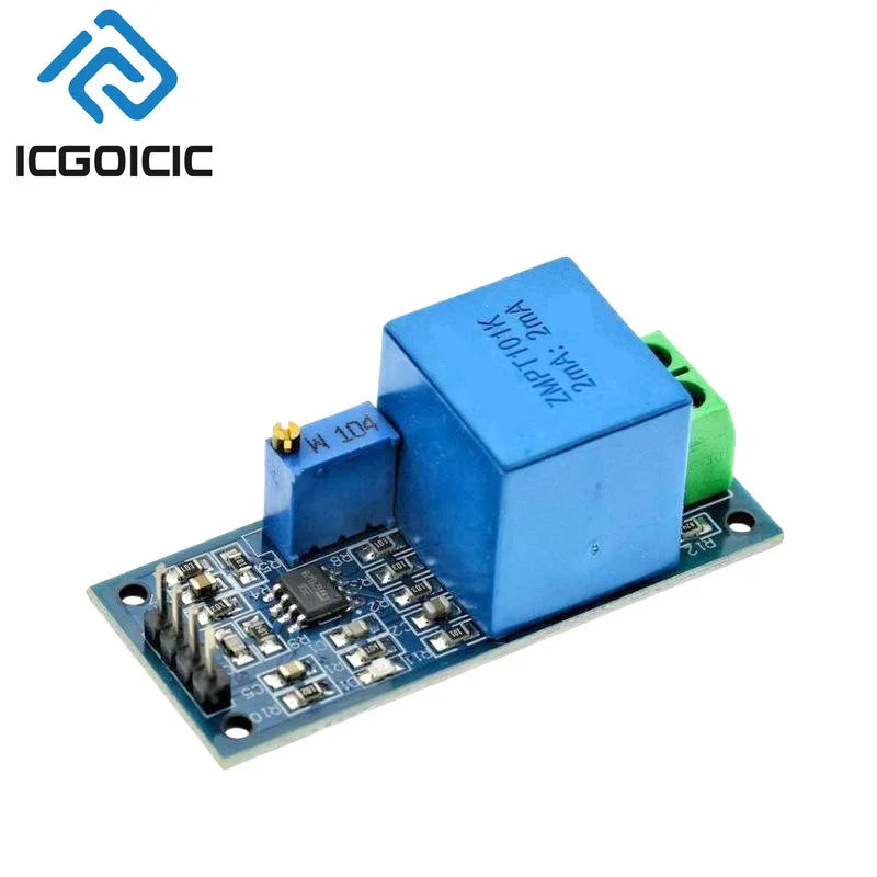 1-10PCS ZMPT101B AC Voltage Sensor Module – 0-250V Single Phase Voltage Detection for Arduino, STM32