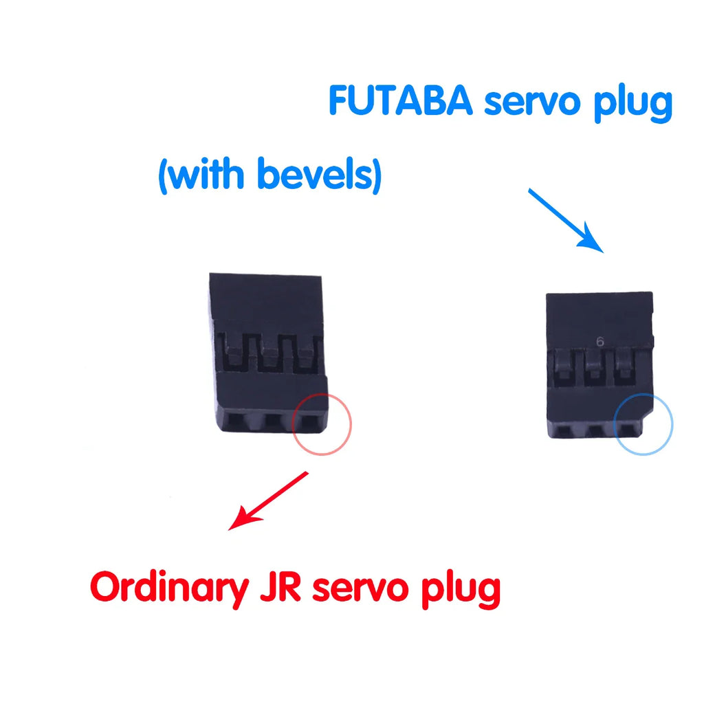 50PCS DIY Servo Extension Cable JR/Futaba Connector Male/Female Plug with 2.54 Terminal for RC Robot Airplane Car Servo ESC