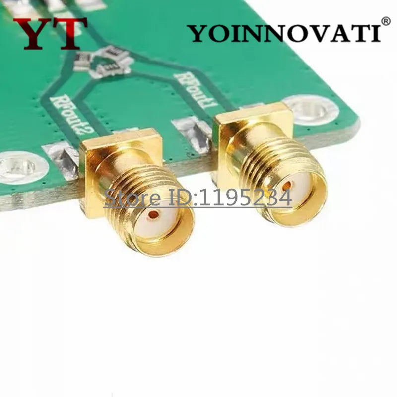 RF Power Splitter RF Microwave Resistance Power Divider Splitter 1 to 2 Combiner SMA DC-5GHz Radio Frequency Divider 6dB 50ohms