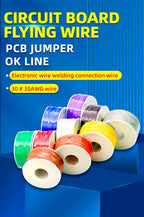 1PCS OK Line Circuit Board Flying Wire PCB Jumper  Welding Connection Wire 30# 30AWG Single Core Copper Wire