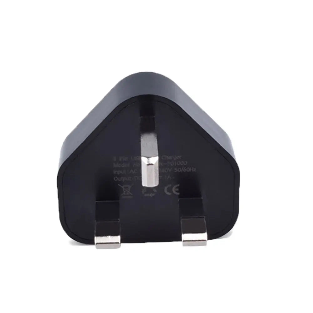 Office 1 Port USB 5V 1A 3 Pin Wall Charger UK Plug USB Charger Power Adapter