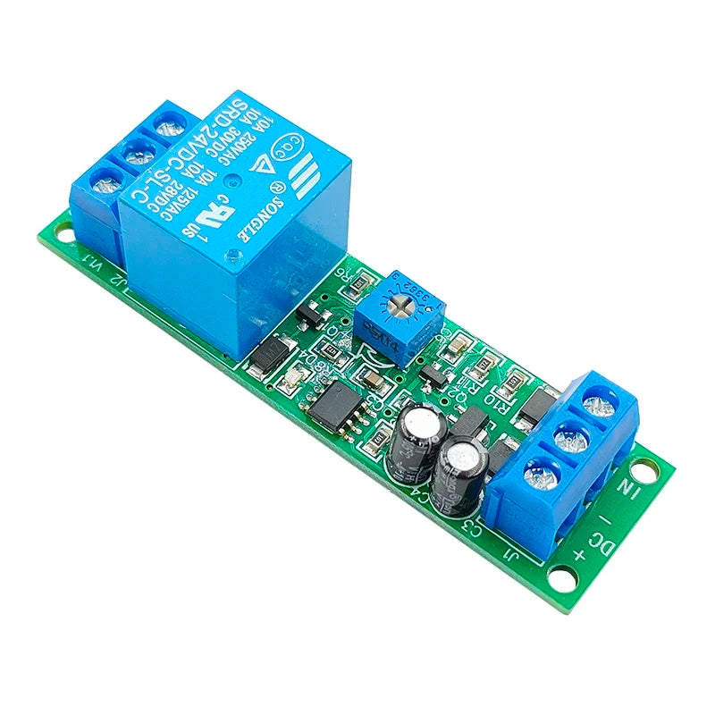 Time Delay Relay Module 3V 5V 12V 24V Triggle Delay Monostable Relay Module Adjustatle 10s 60s 10min Delay Timer Switch