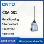 CNTD CSA-081 Limit Switch Micro Switch Long Metal Lever Arm Snap Action SPDT 1NO 1NC 10A 250V Waterproof Oil Proof