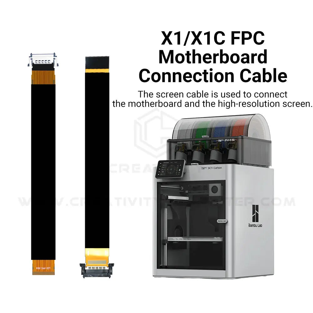 For Lab X1/X1C Display Connector Flex Cable for X1 Series Touch Screen Cable FPC Cable from AP Board to LCD Replace